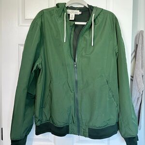 H&M Men’s Green Hooded Jacket